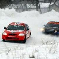 Зимние трековые гонки на Увале